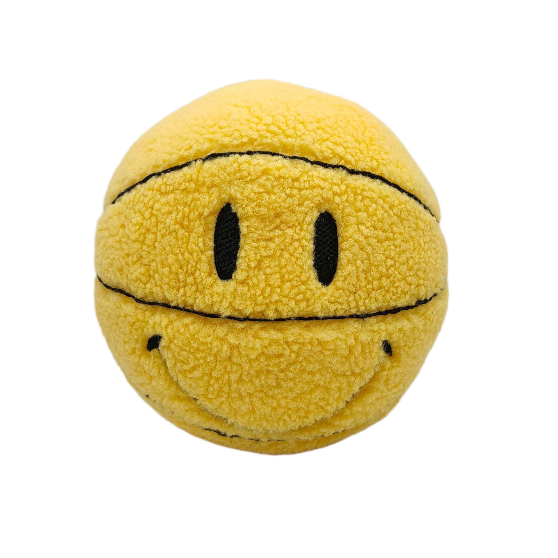Blwhzfi 11 Inch Simple Like-Smile Face Basketball Like-Smile Face Pillow Plush Gift Halloween Funny Expression Children'S Room D